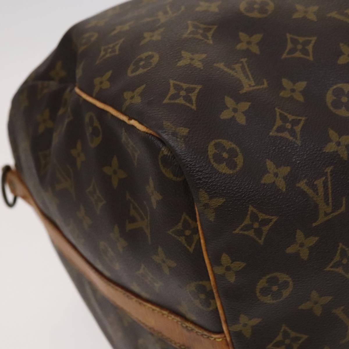 Louis Vuitton Keepall Bandoulière 60, Brown, Canvas, travel