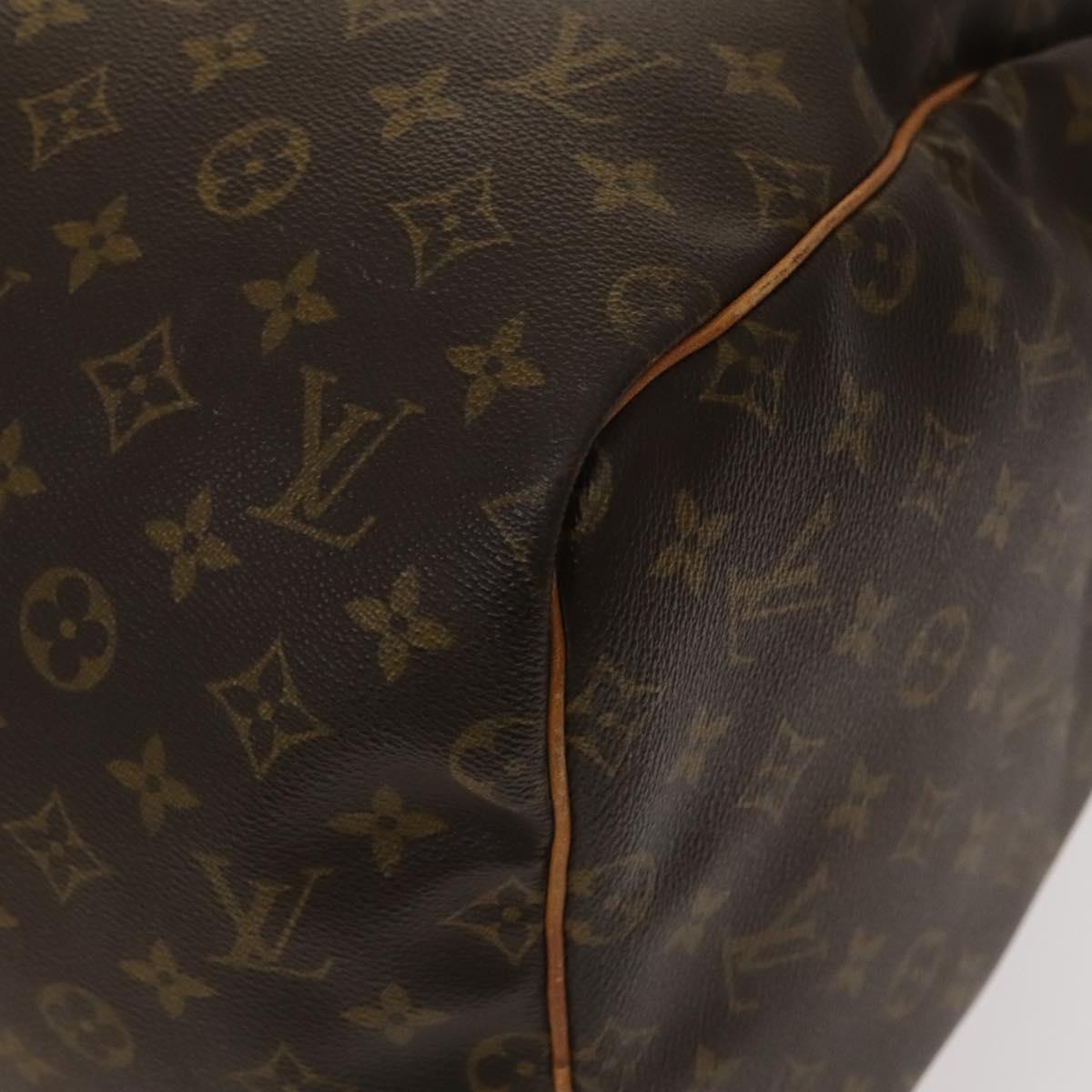 Louis Vuitton Keepall 55, Brown, Canvas, travel