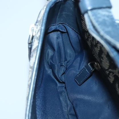 Dior Saddle, Navy, Canvas, shoulder
