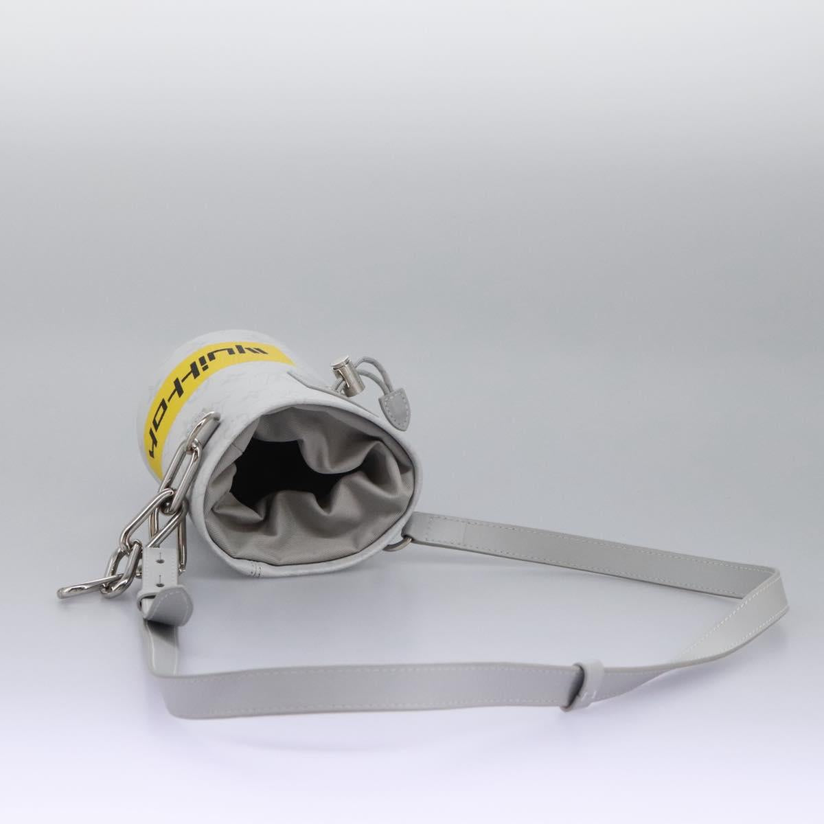 Louis Vuitton Chalk Nano, Grey, Canvas, shoulder