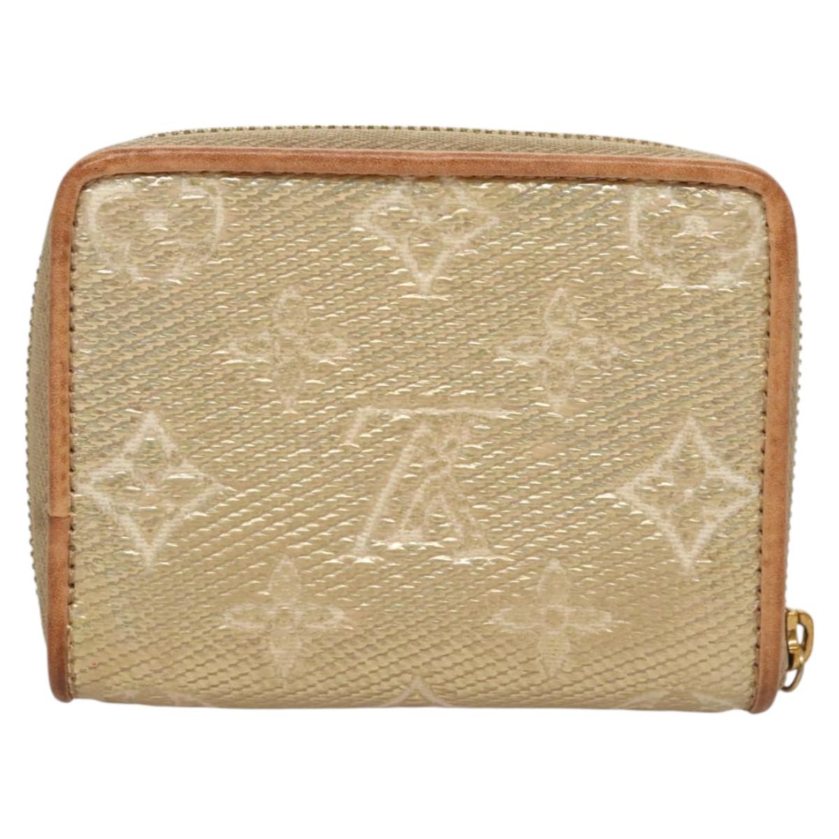 Louis Vuitton Zippy coin purse, Beige, Canvas, wallet