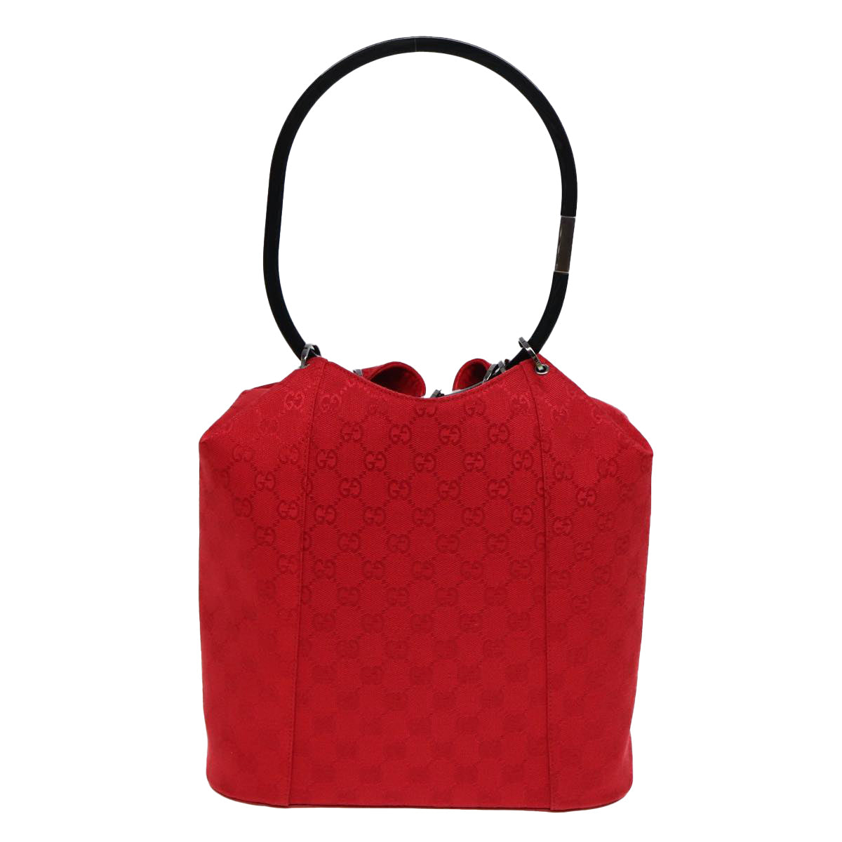 Gucci GG canvas, Red, Canvas, shoulder