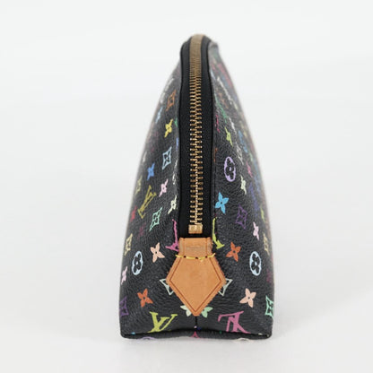 Louis Vuitton Cosmetic pouch, Black, Canvas, clutch