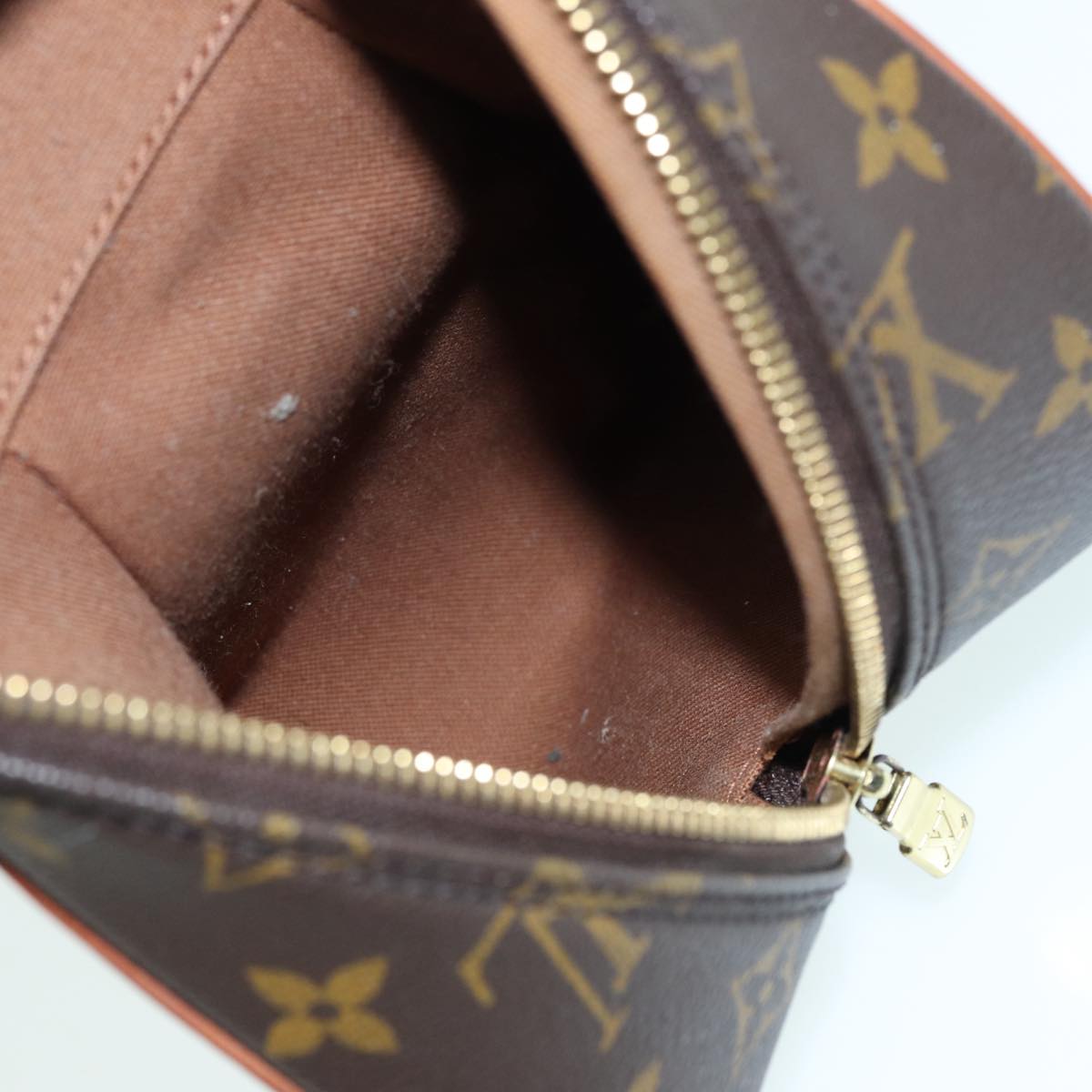 Louis Vuitton LV America's Cup, Brown, Canvas, clutch