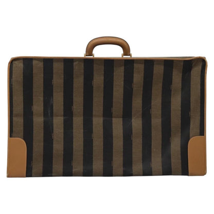 Fendi Pequin, Black, Canvas, travel
