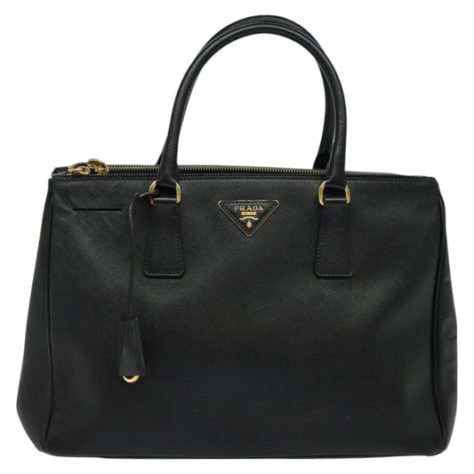 Prada Galleria, Black, Leather, handbag