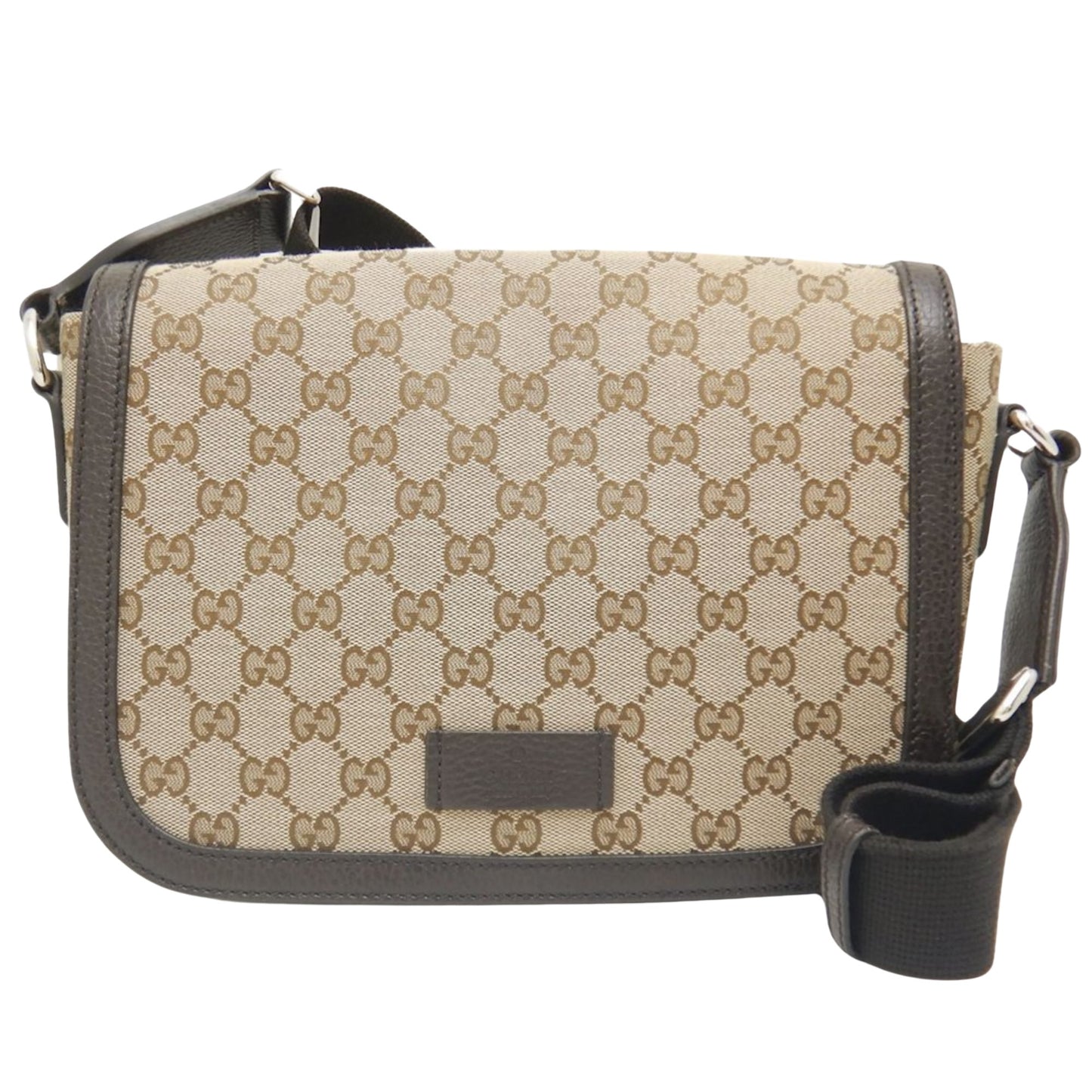 Gucci Messenger, Beige, Canvas, shoulder