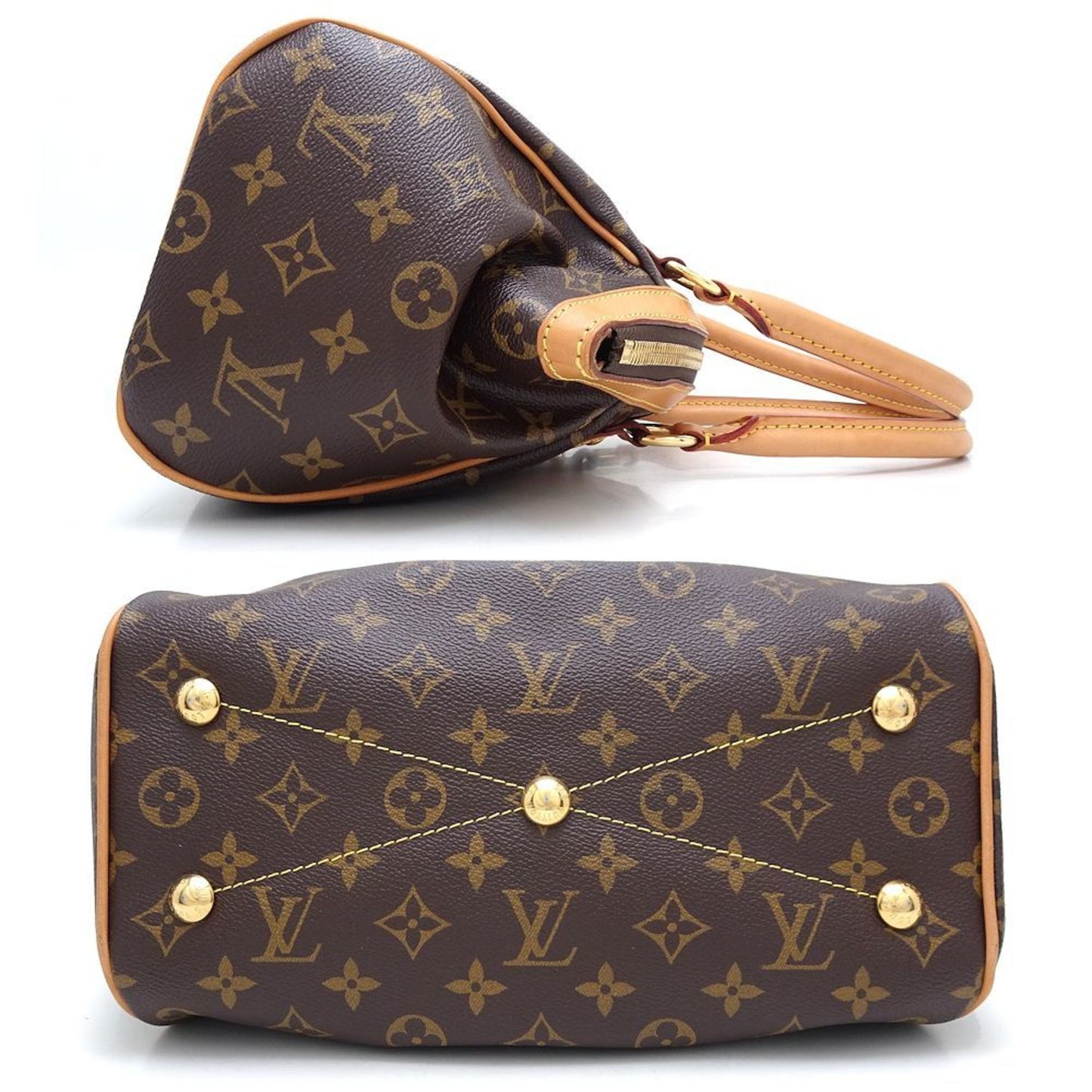 Louis Vuitton Tivoli, Brown, Canvas, handbag