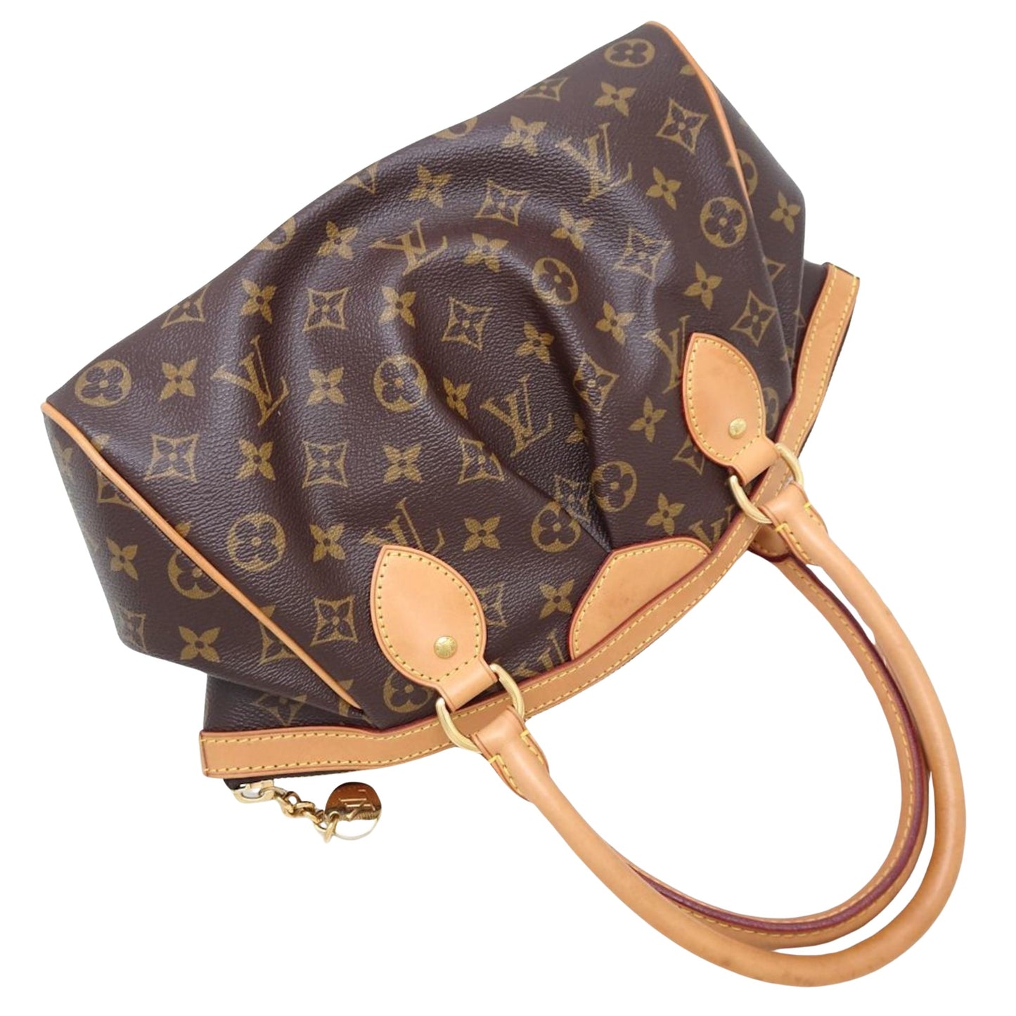 Louis Vuitton Tivoli, Brown, Canvas, handbag