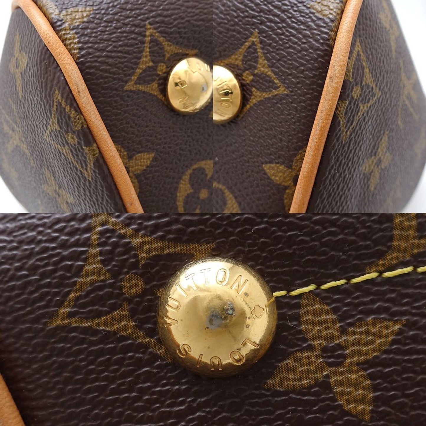 Louis Vuitton Tivoli, Brown, Canvas, handbag