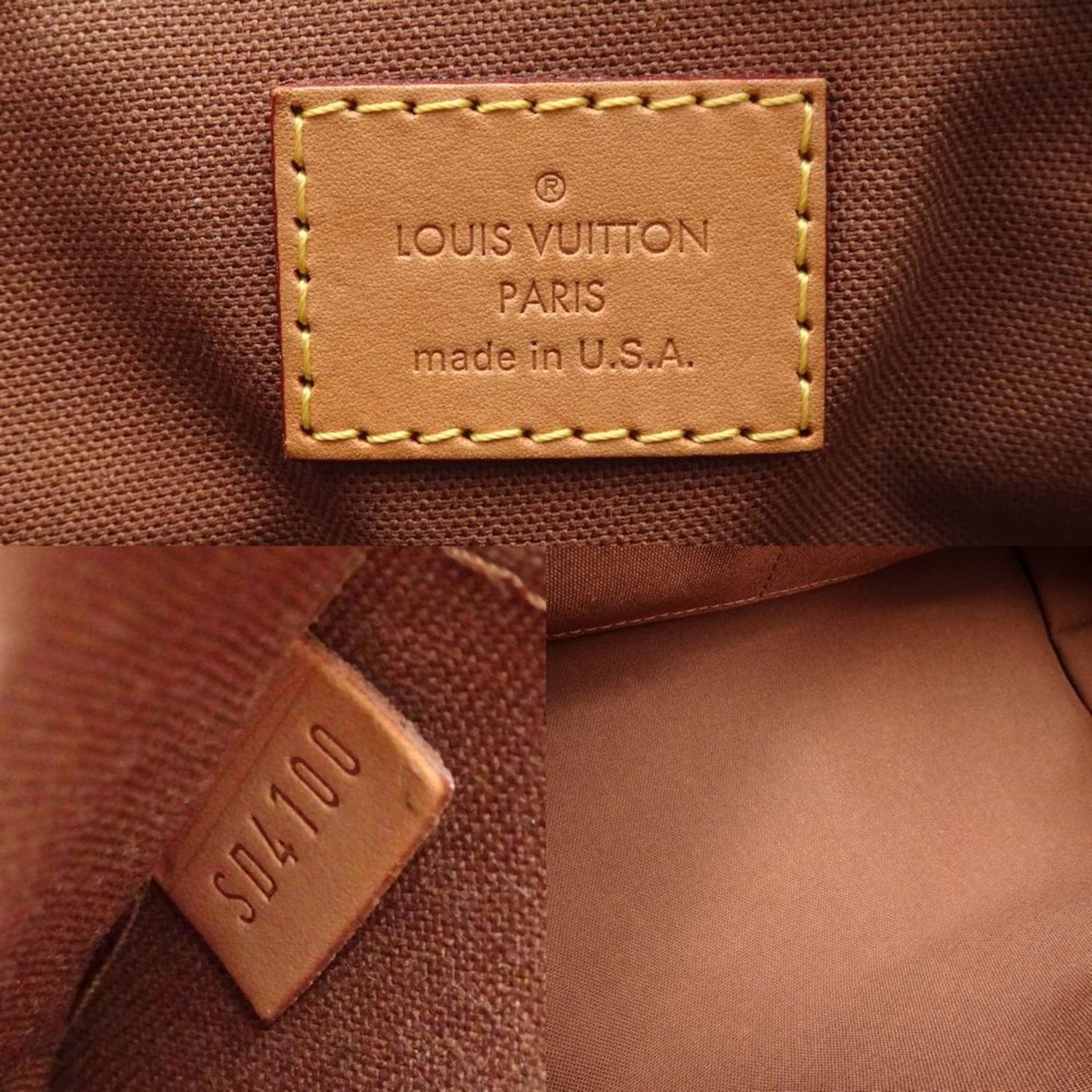 Louis Vuitton Tivoli, Brown, Canvas, handbag