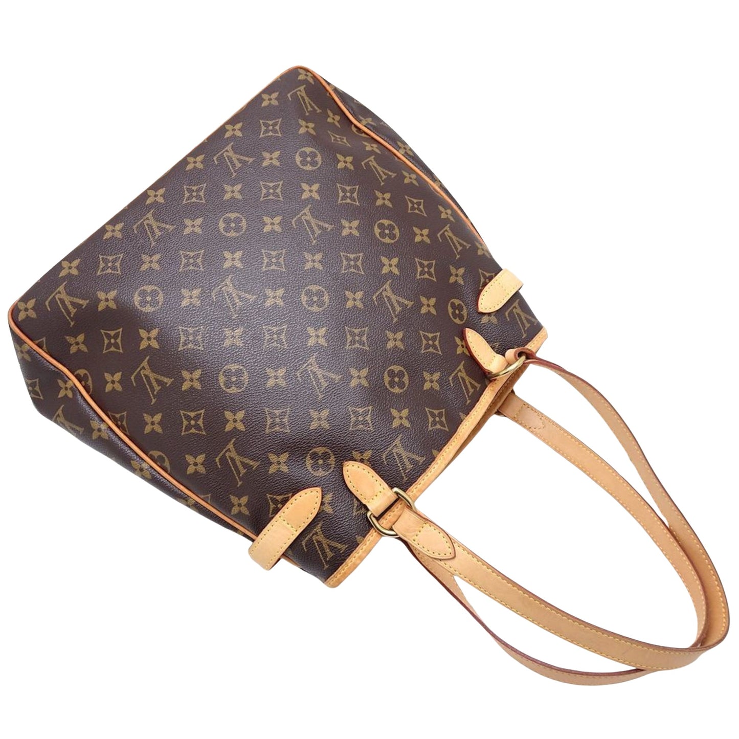 Louis Vuitton Batignolles Vertical, Brown, Canvas, tote