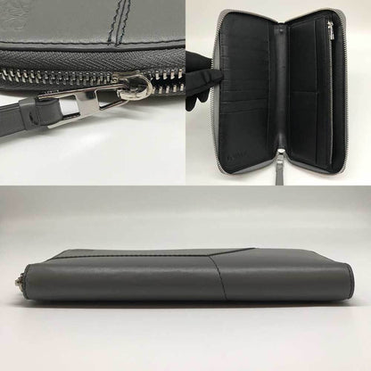 Loewe Puzzle, Grey, Leather, wallet