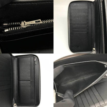 Loewe Puzzle, Grey, Leather, wallet