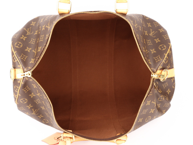 Louis Vuitton Keepall Bandouliere 50, Brown, Canvas, travel