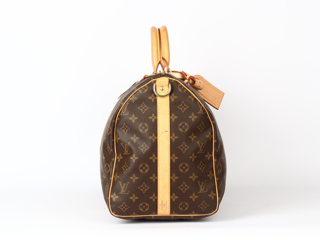 Louis Vuitton Keepall Bandouliere 50, Brown, Canvas, travel