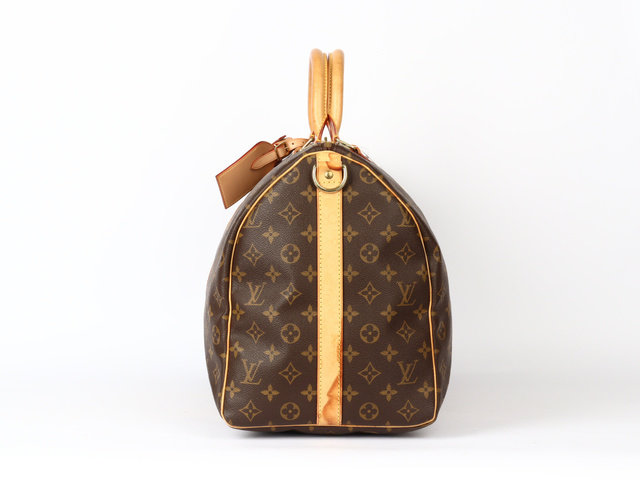 Louis Vuitton Keepall Bandouliere 50, Brown, Canvas, travel