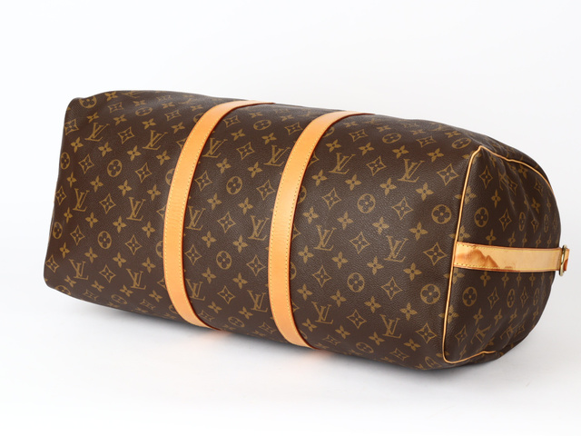 Louis Vuitton Keepall Bandouliere 50, Brown, Canvas, travel