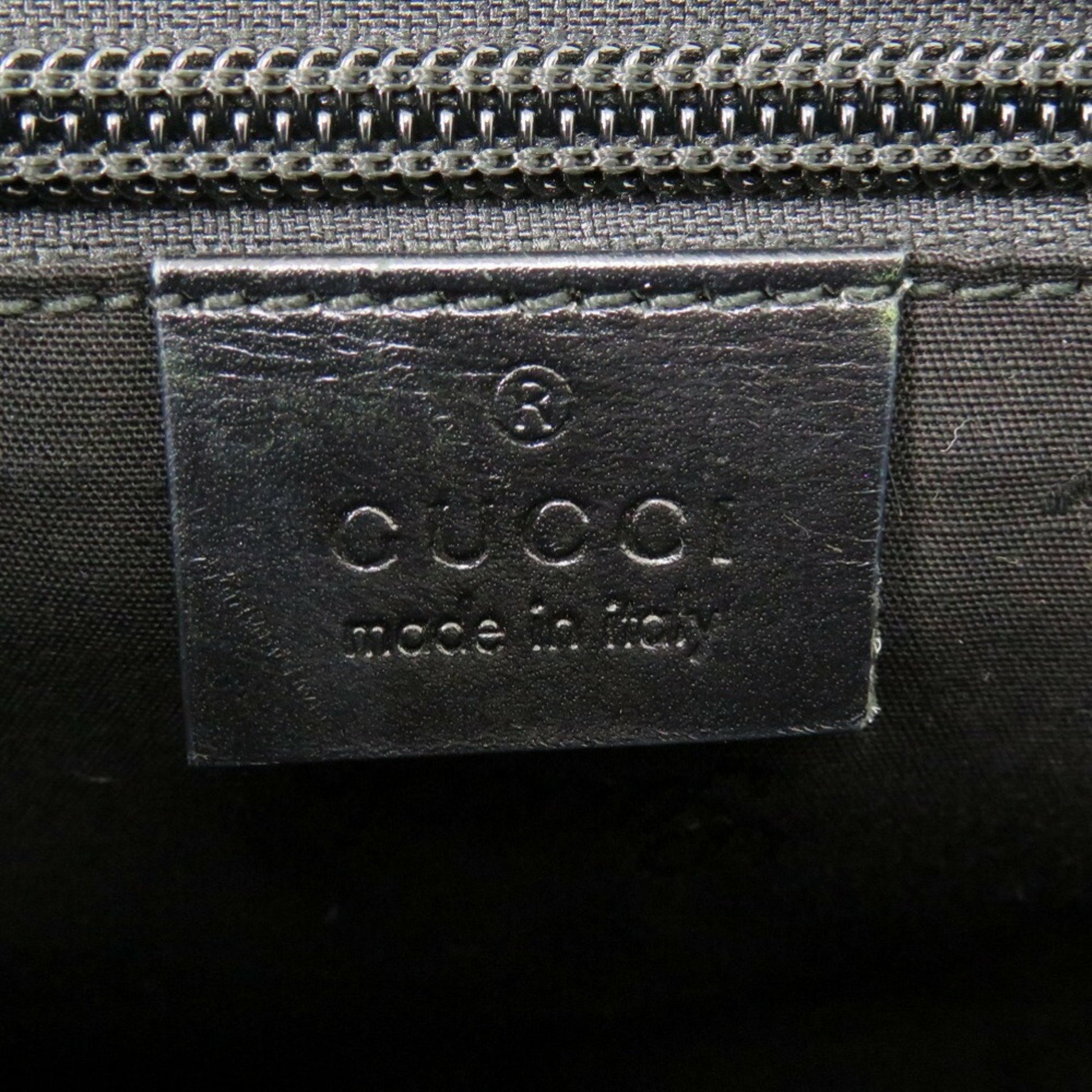 Gucci GG Imprimé, Black, Canvas, shoulder