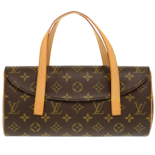 Louis Vuitton Sonatine, Brown, Canvas, handbag