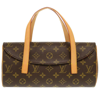 Louis Vuitton Sonatine, Brown, Canvas, handbag