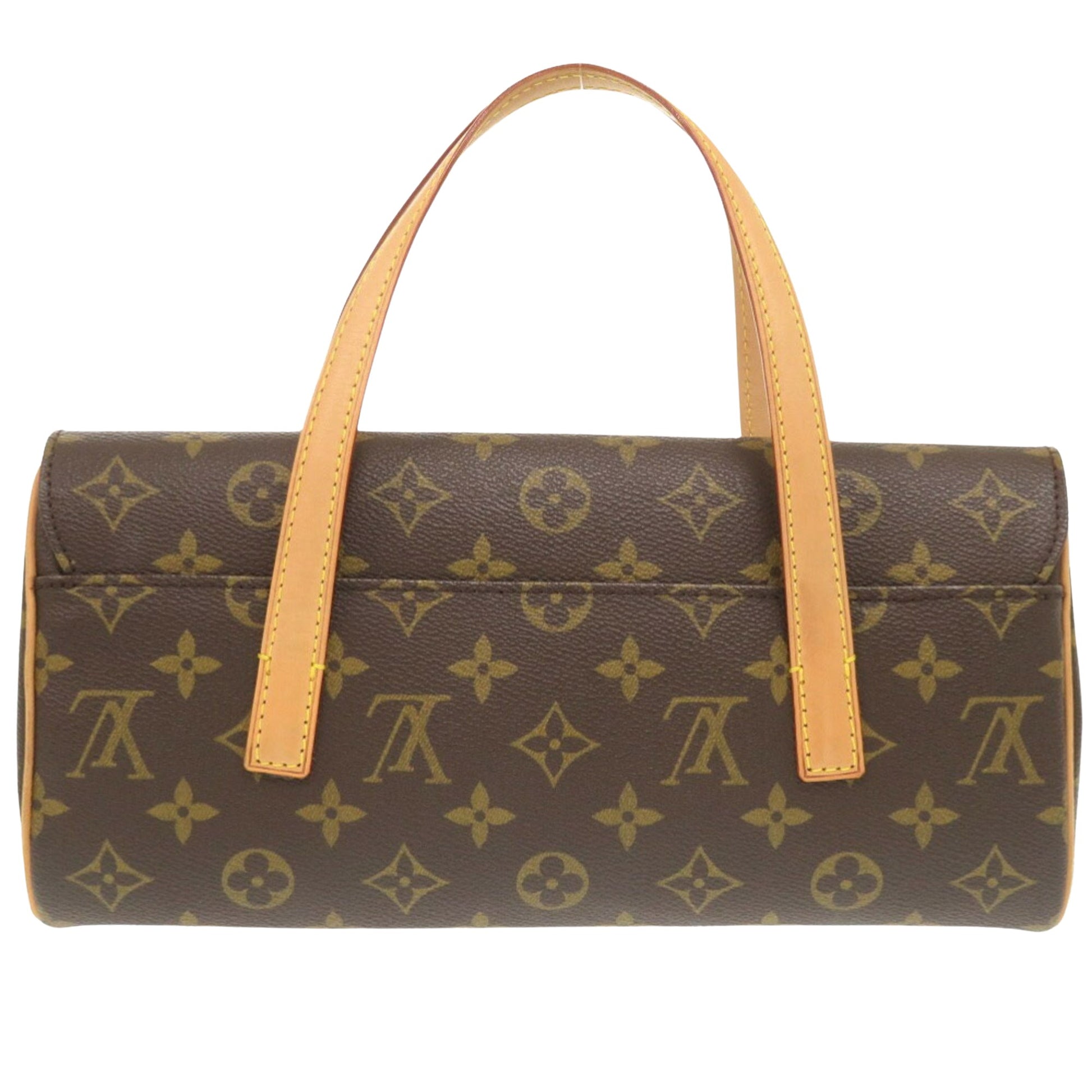 Louis Vuitton Sonatine, Brown, Canvas, handbag