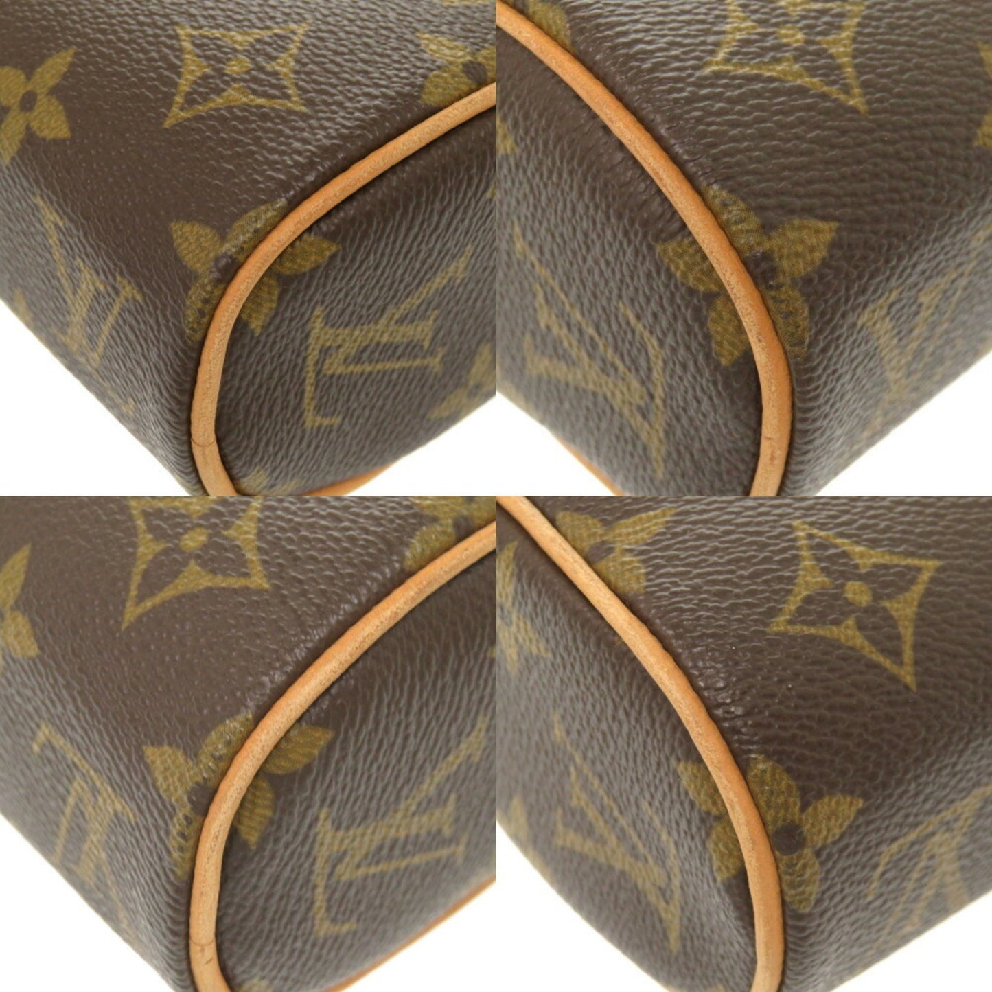Louis Vuitton Sonatine, Brown, Canvas, handbag