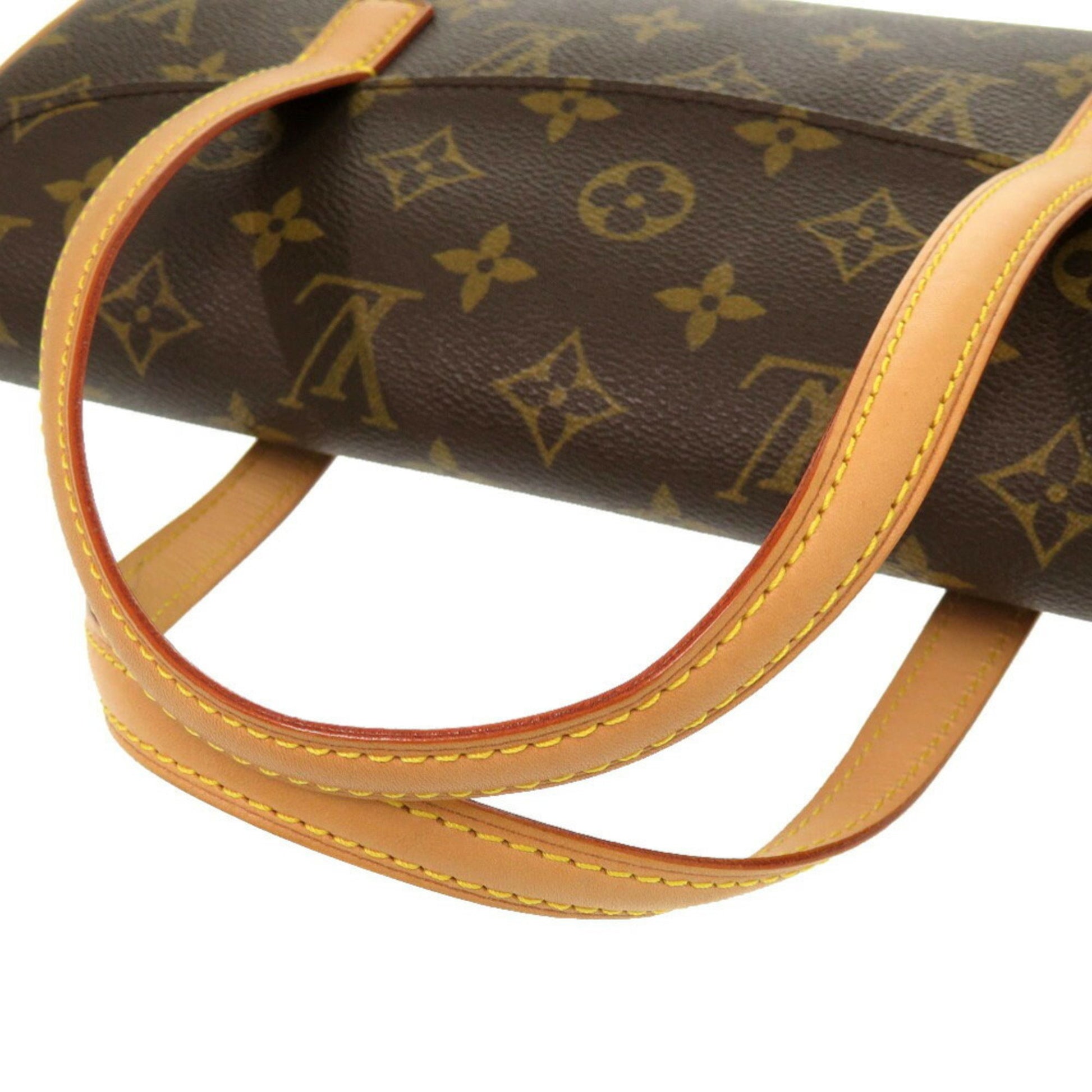 Louis Vuitton Sonatine, Brown, Canvas, handbag