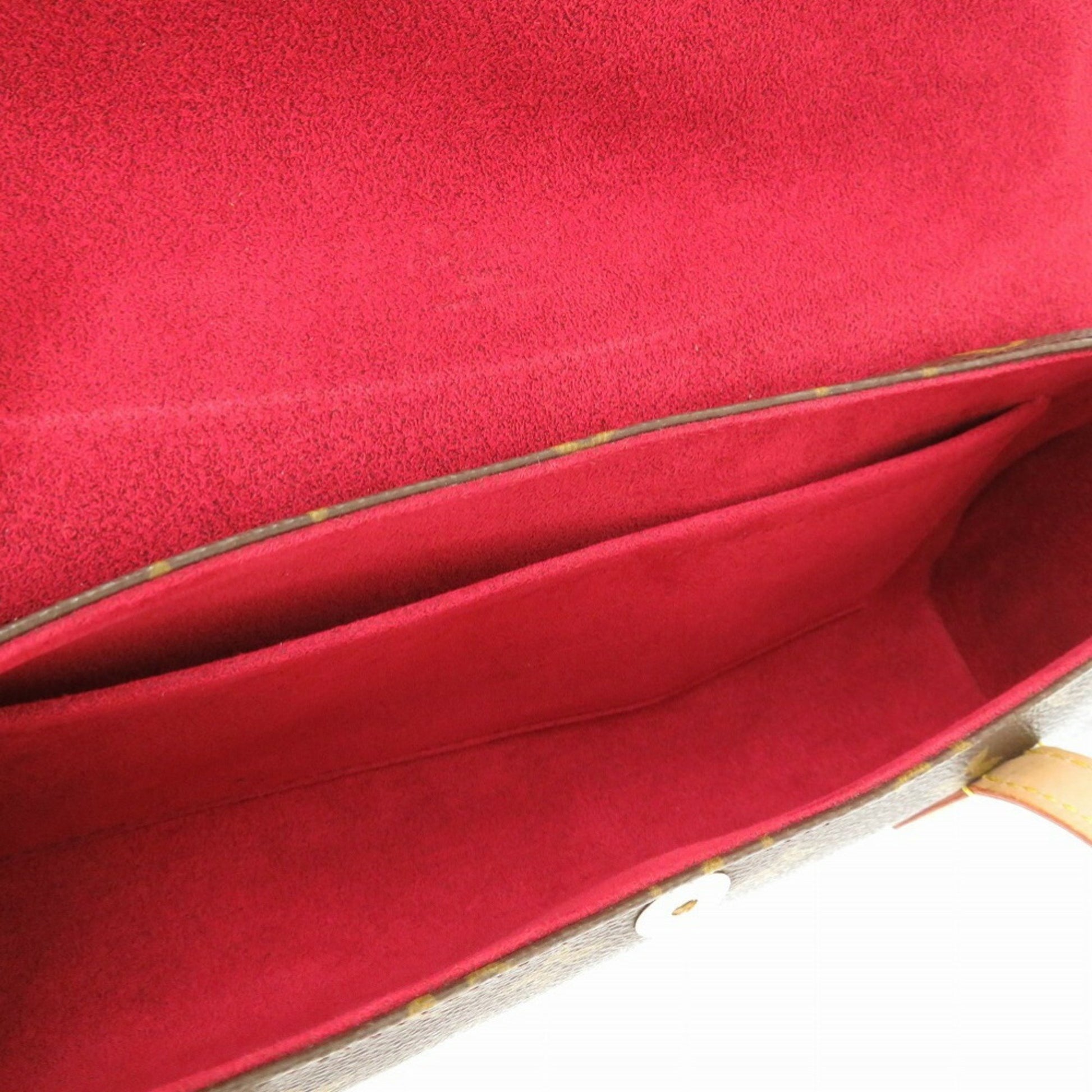 Louis Vuitton Sonatine, Brown, Canvas, handbag