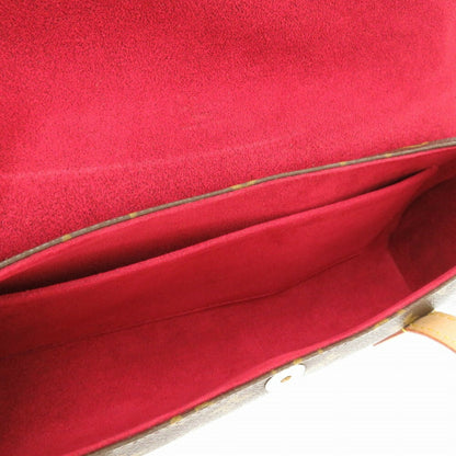 Louis Vuitton Sonatine, Brown, Canvas, handbag