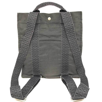 Hermès Herline, Grey, Canvas, backpack