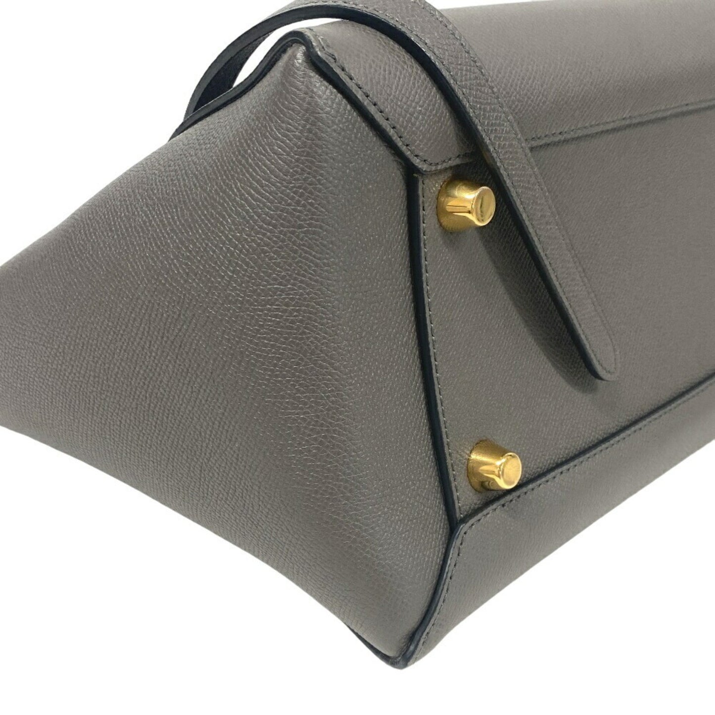 Céline, Grey, Leather, handbag