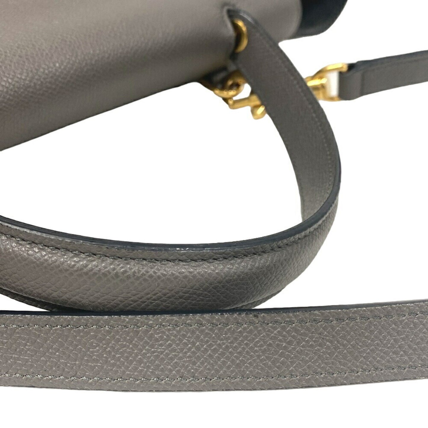 Céline, Grey, Leather, handbag