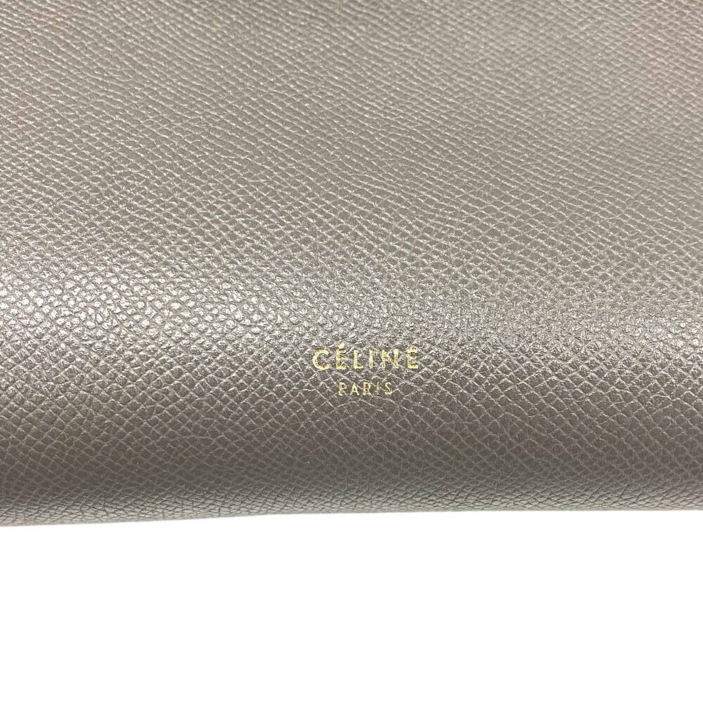 Céline, Grey, Leather, handbag