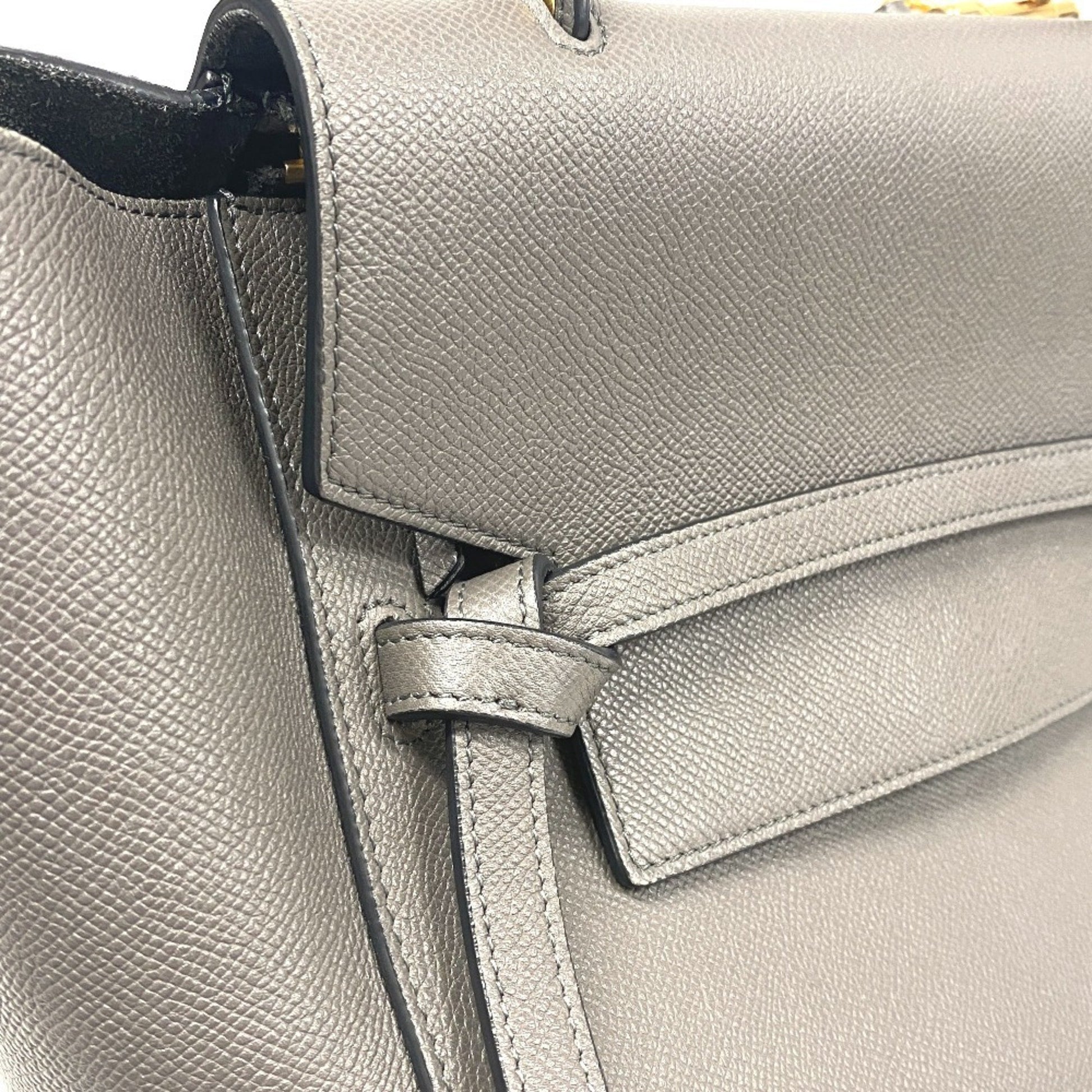 Céline, Grey, Leather, handbag