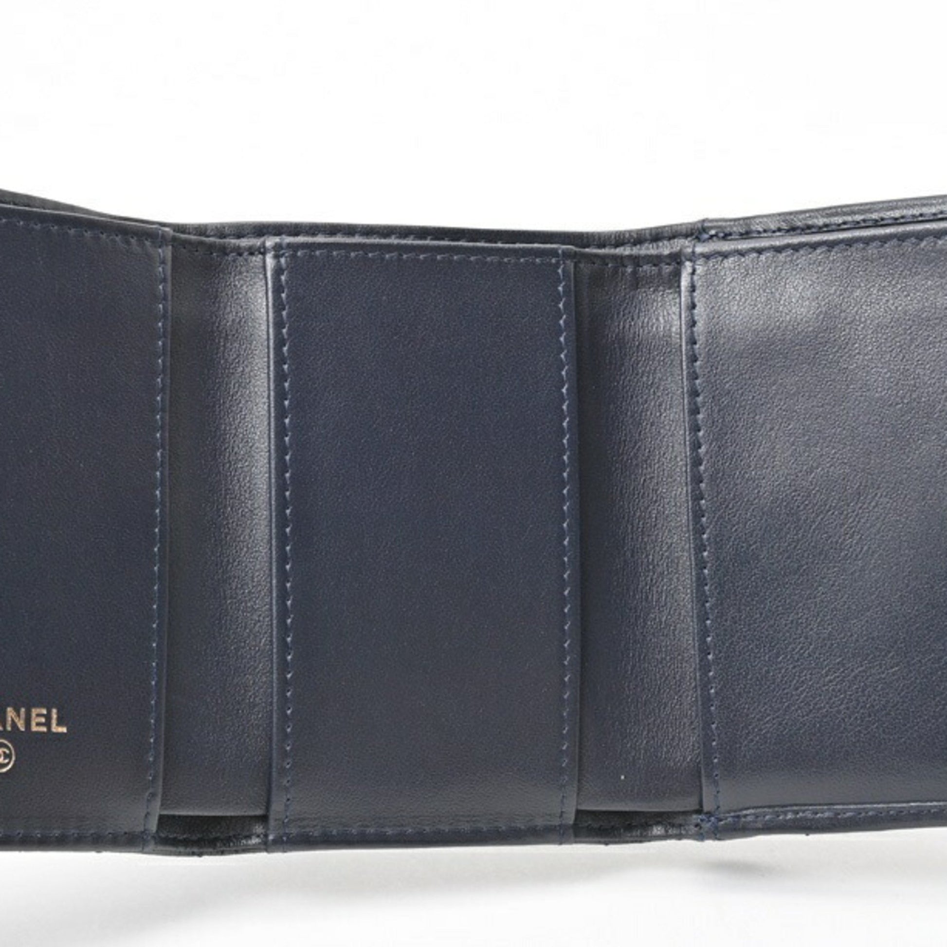 "Chanel 2,55", Black, Leather, wallet