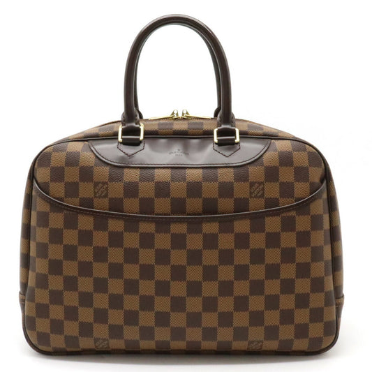 Louis Vuitton Deauville, Brown, Canvas, tote