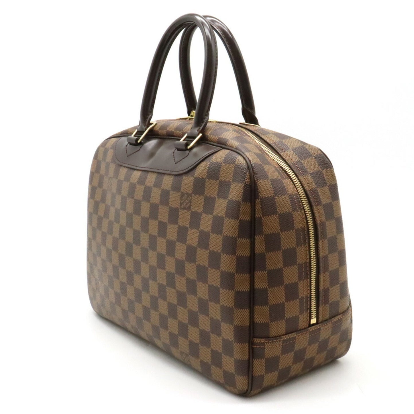 Louis Vuitton Deauville, Brown, Canvas, tote