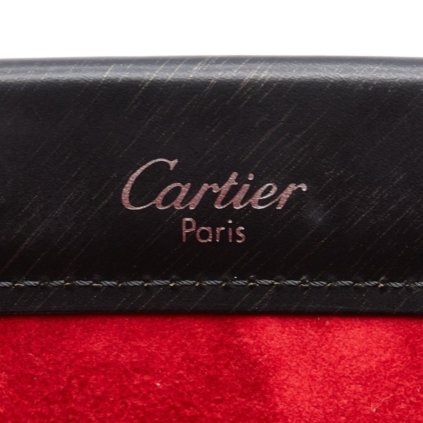 Cartier Trinity, Black, Leather, handbag