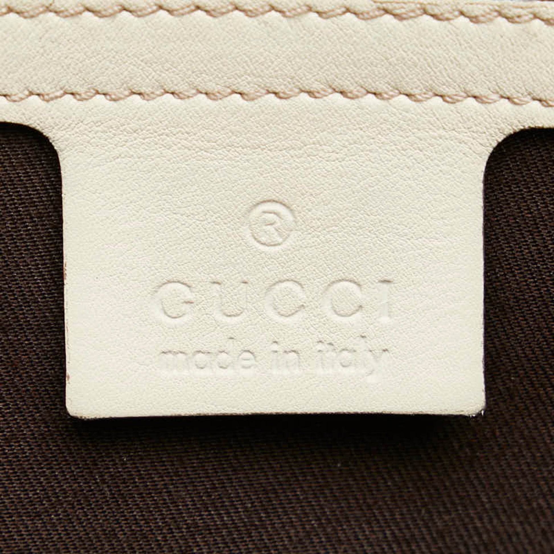 Gucci Bamboo, Brown, Canvas, handbag