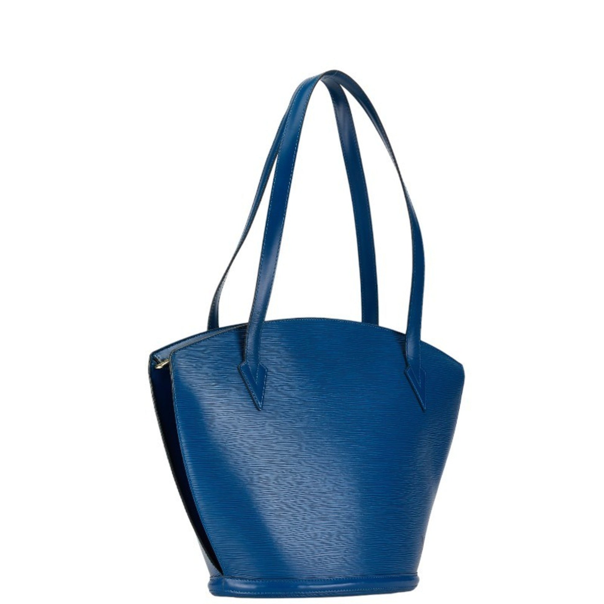 Louis Vuitton Saint Jacques, Blue, Leather, tote