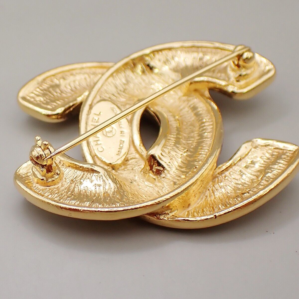 Chanel Coco Mark, Gold, Gold Plated, brooch