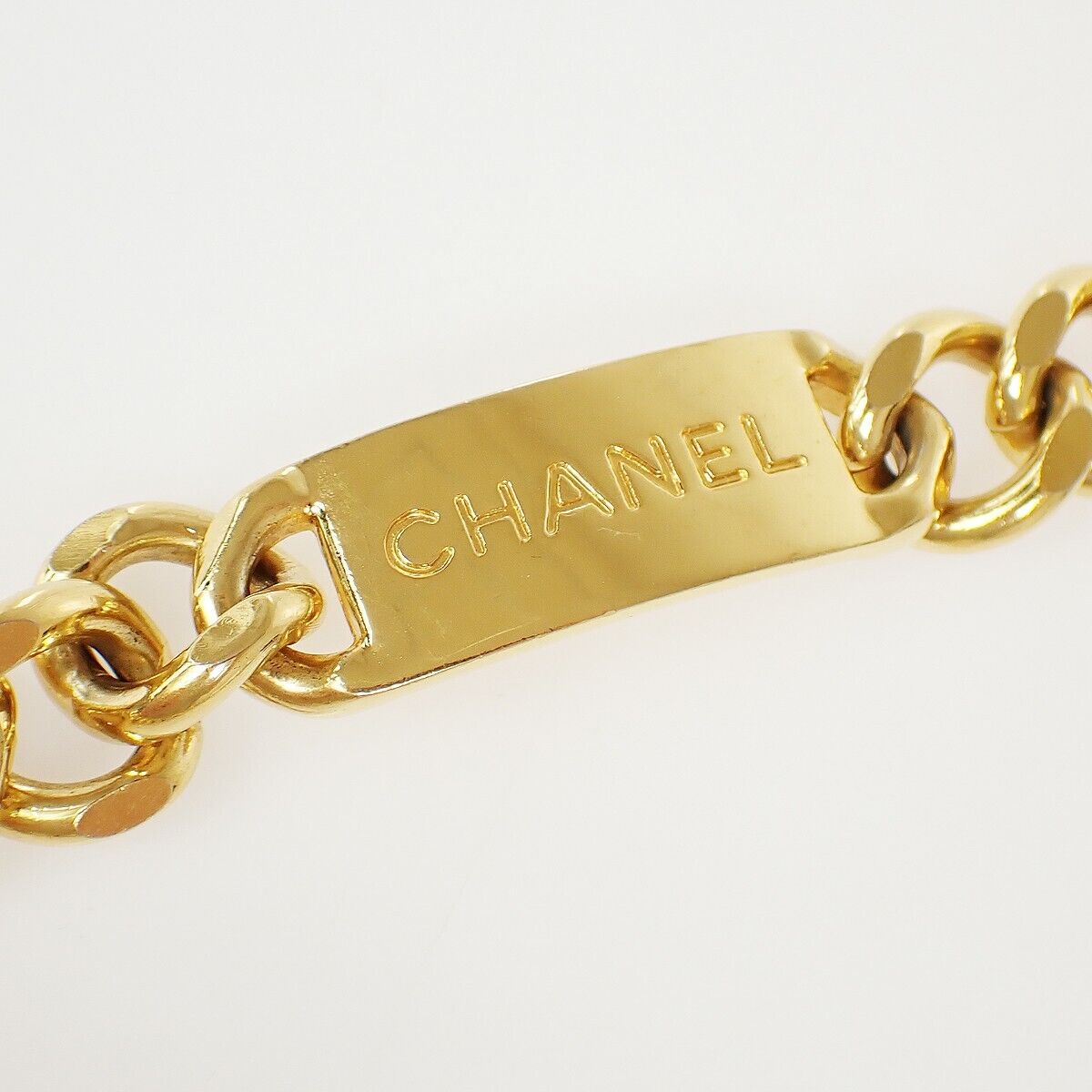 Chanel, Gold, Gold Plated, belt