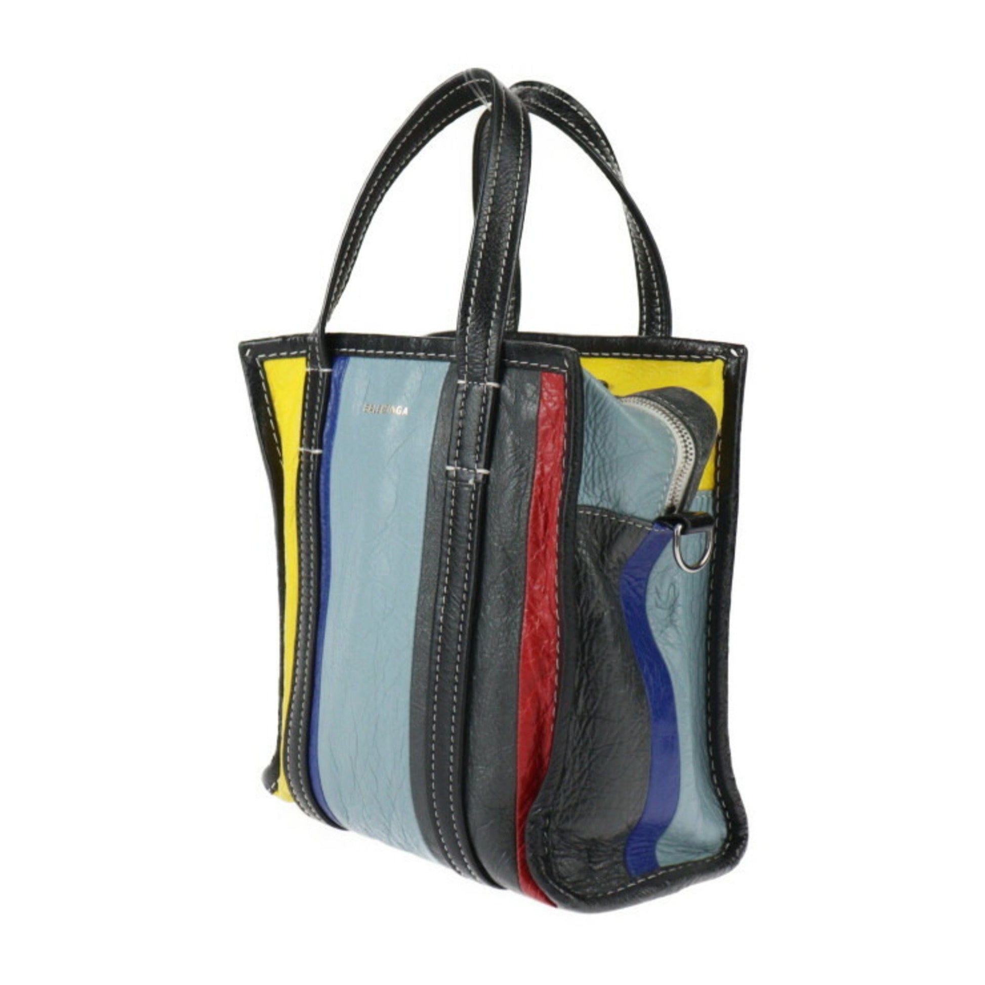 Balenciaga Bazar, Multicolour, Leather, tote