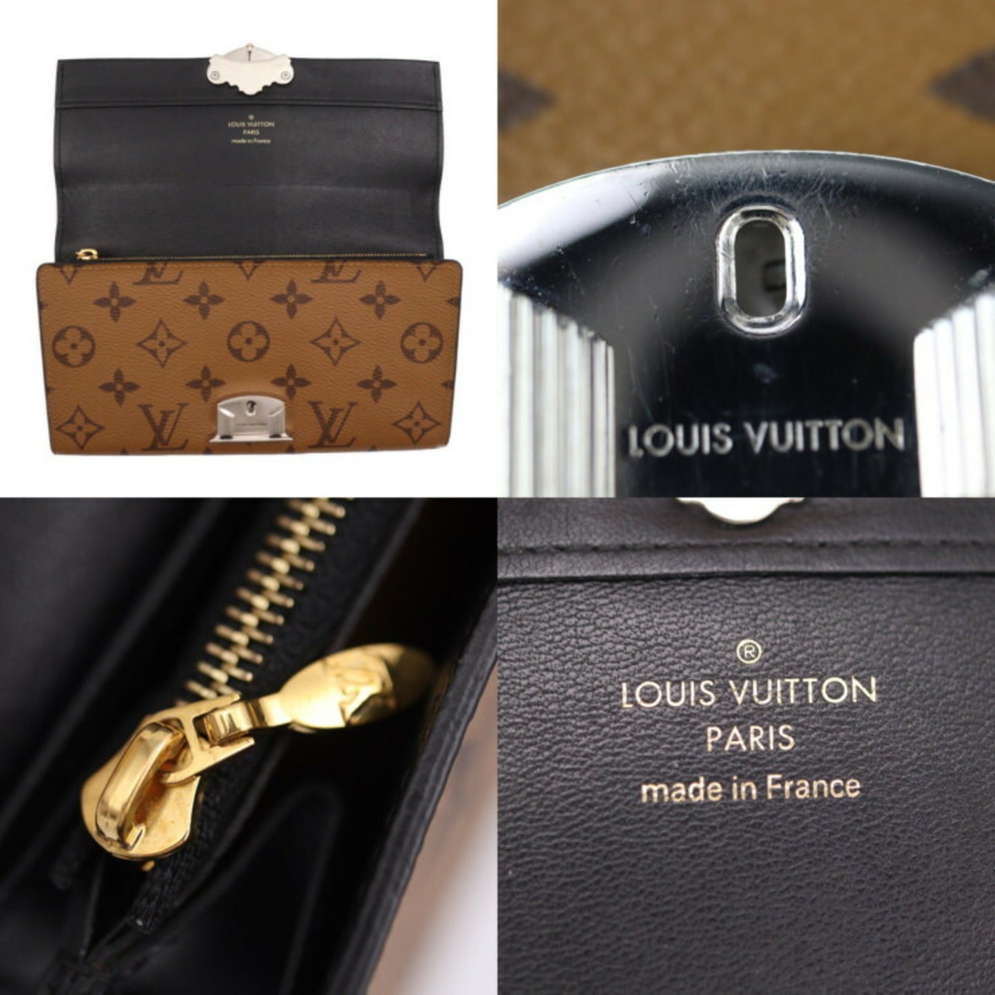 Louis Vuitton, Brown, Canvas, wallet