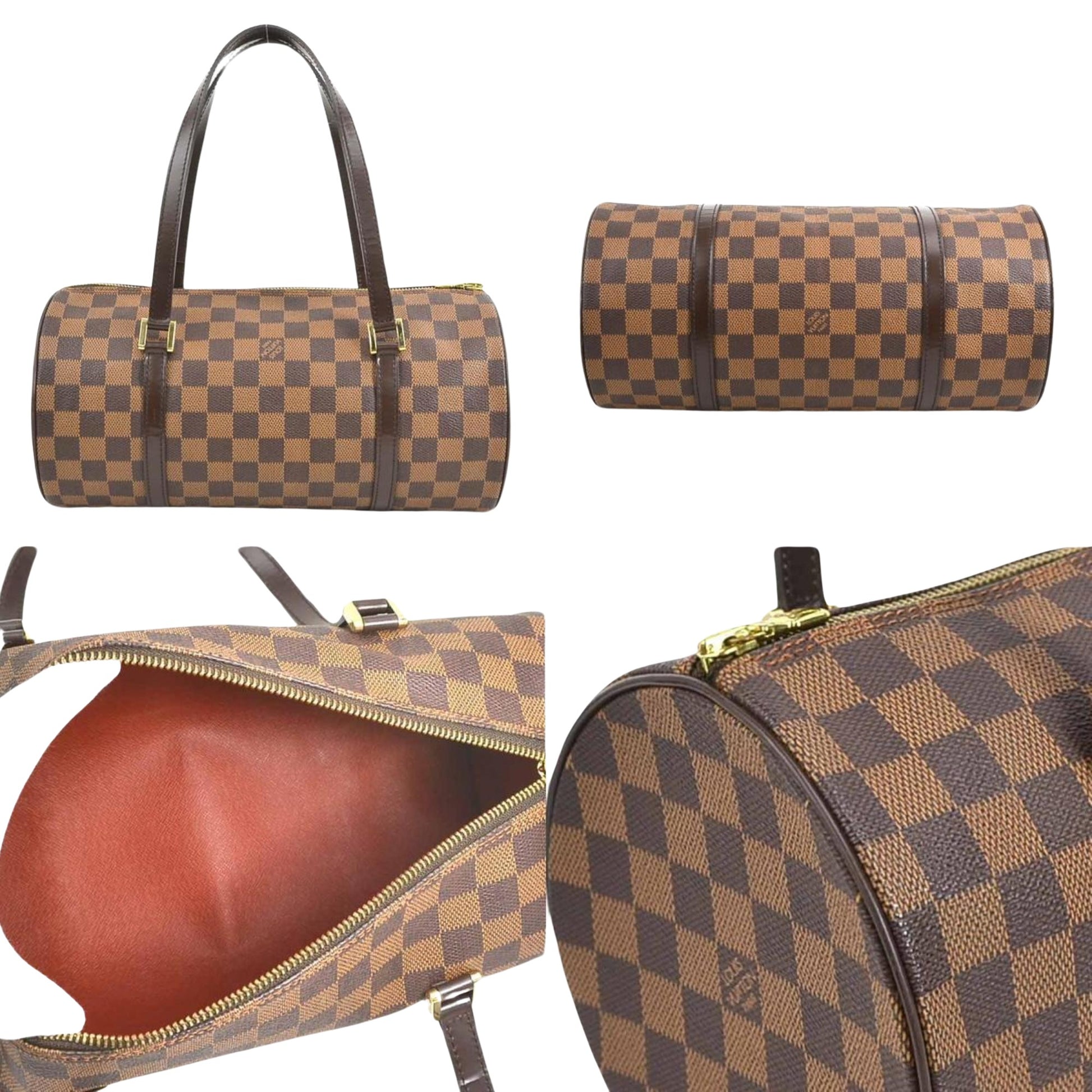 Louis Vuitton Papillon 30, Brown, Canvas, handbag