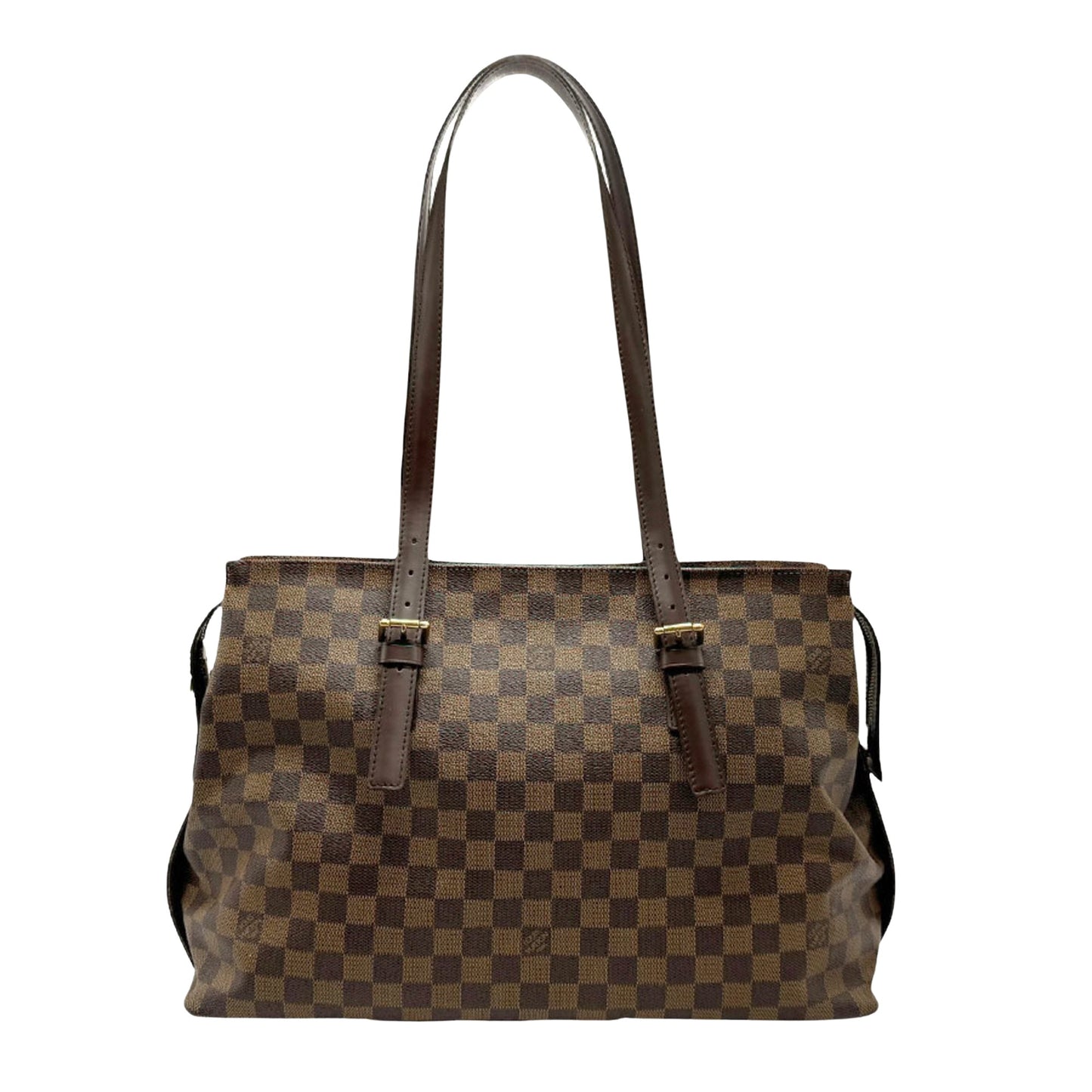 Louis Vuitton Chelsea, Brown, Canvas, shoulder