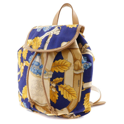Loewe, Yellow, Canvas, backpack