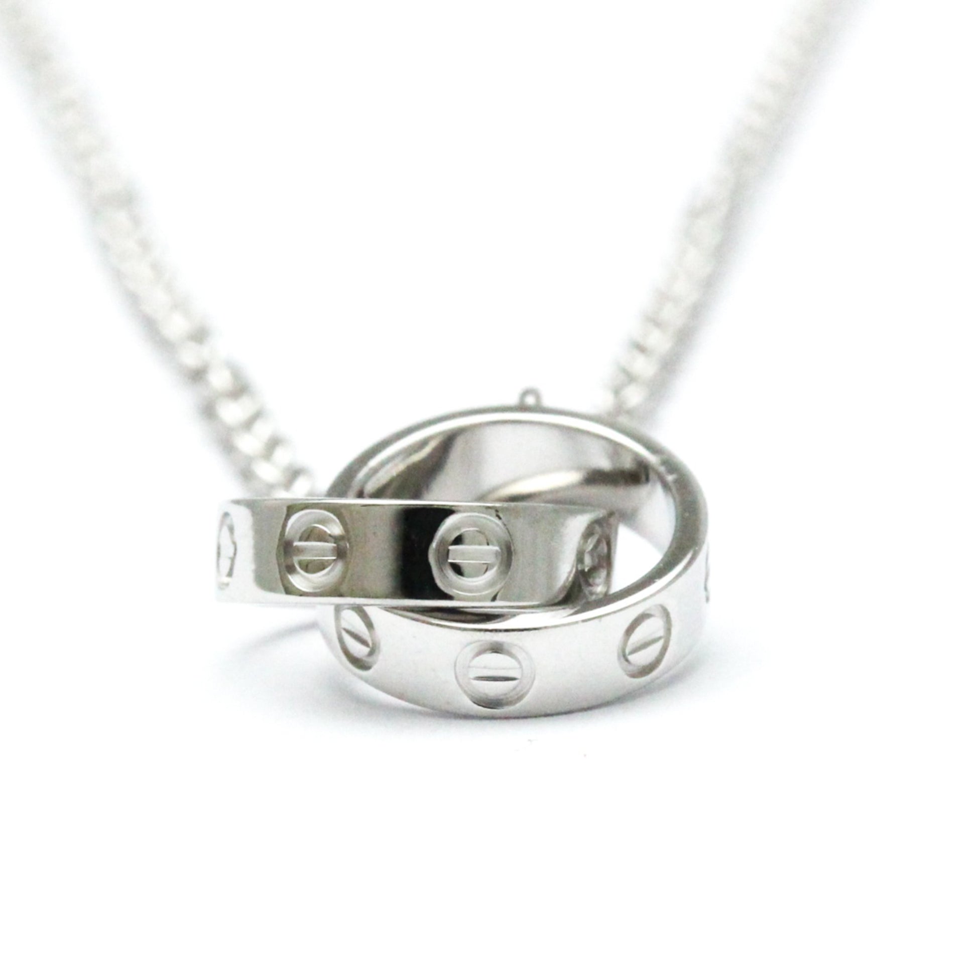 Cartier Love, Silver, White Gold, necklace