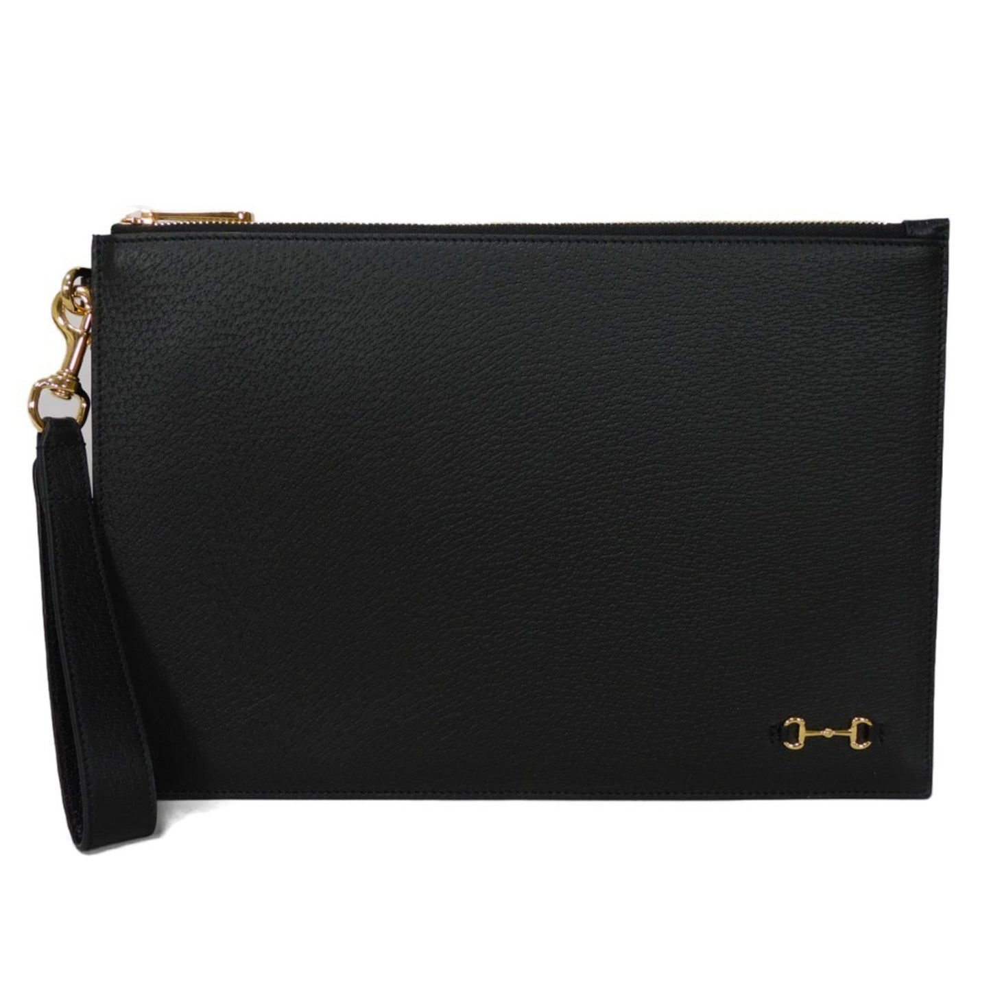 Gucci Horsebit, Black, Leather, clutch